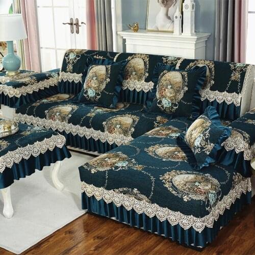 2020 New Floral Seat Pads Furniture Protectors Sofa Cushion Sofa Towel Four Seasons General Sofa Cover Antiskid Sofa Bed Cover