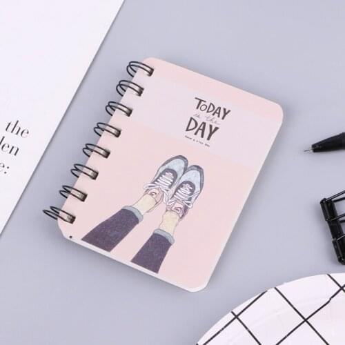 Shoe Mini Daily Office Supplies Planner Spiral Notebook Diary Notepad Memo Pad