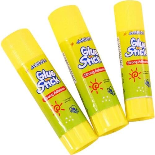 Coloffice yellow Solid Glue High viscosity Solid Glue Stick for Adhesive Home Art Paper Card Photo Glue Stick Stationery 1PC