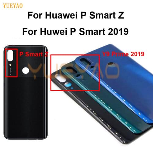 Original For Huawei P Smart Z Back Battery Cover Housing Case For Huawei Y9 Prime 2019 Battery Cover Rear Housing Door