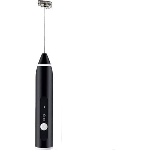 Rechargeable Electric Egg Beater Milk Coffee Tea Stir Bar Baking Cream Handheld 3-Speed Adjustable Automatic Milk Frother drop