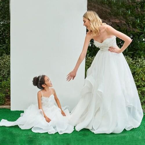 Mom and Daughter Dress Party Matching Mother-daughter-dresses Clothes Family Look Wedding Formal Dress Evening Outfits