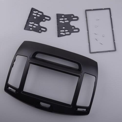 1 Set ABS 2Din Car Stereo Radio Fascia Panel Frame Fit for Hyundai Elantra Korean 2006 2007 2008 2009 2010 2011 Left Hand Drive