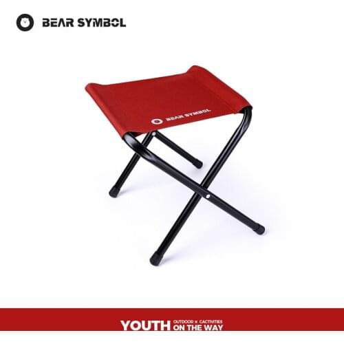 Outdoor folding stool Fishing self-driving barbecue chair Glaming Camping equipment