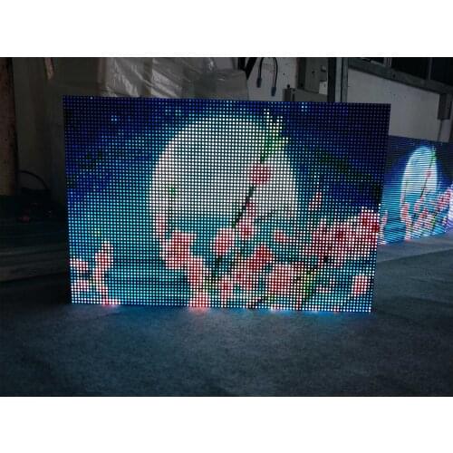 SMD outdoor led display P6 RGB LED matrix Led Screen Iron cabinets 96*64 pixels 1/8 Scan led sign led display