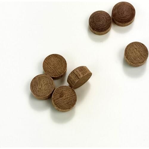 Xmlivet Free shipping 10pcs 13MM brown bakelite cue tips for JUMP/BREAK Cue Stick Tip/ Punch & Jump Cue/Jump Ball Arm Cue Tips