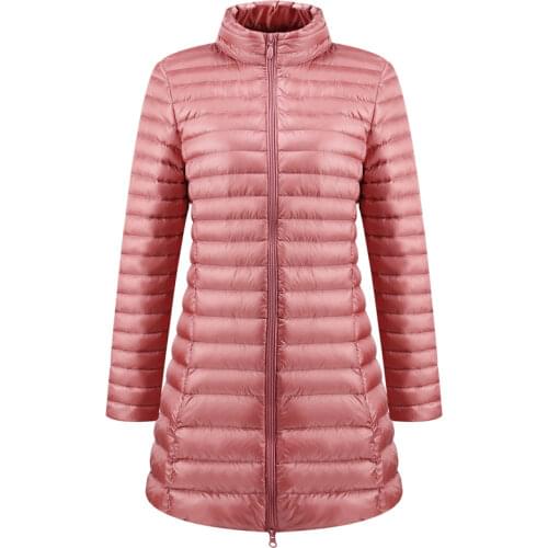 Winter down jacket ultralight ladies warm jacket coat ladies new brand winter jacket ultralight 90% white duck down coat jacket
