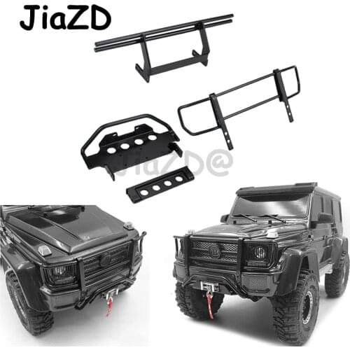 1:10 RC Crawler Metal Front Rear Bumper for 1:10 RC Crawler Traxxas TRX4 G500 TRX6 G63 6X6 TRX-4 TRX-6 Upgrade Parts