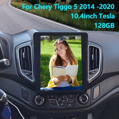 10.4inch Navigation For Chery Tiggo 2014 2020 Android 10 GPS Autoradio CARPLAY Stereo Tesla Radio Screen Multimedia Video Player