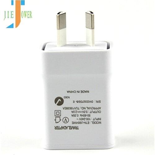 100pcs/lot Charger Adapter AU Plug USB Wall Home Charging Power Adapter for Samsung Galaxy S8 S9 PLUS IPhone X 8 7 6