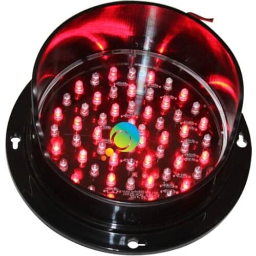 DC12V or DC24V 125mm exclusive mould red lamp LED signal light mini traffic light for sale