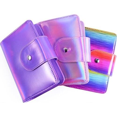 20 Slots Nail Art Stamping Image Plate Case Nail Art Plate Organizer Holder Bag 14.5x11.5 cm