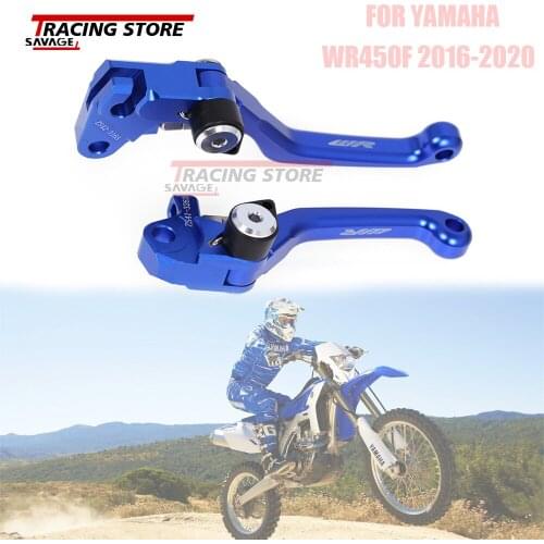 2016-2020 CNC Pivot Brake Clutch Lever For YAMAHA WR450F WR 450F 2017 2018 2019 Motorcycle Accessores Dirt Bike Off-Road Logo WR