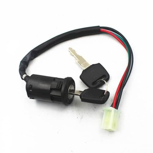 Off Road Motorcycle 4 wire Ignition Switch & Lock with key Chinese ATVs GY6 For 90cc 110cc 125cc 150cc 200cc 250cc