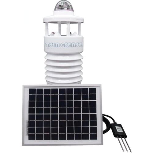 WAS3000 wireless agricultural weather station with soil moisture sensor and solar radiation Light intensity