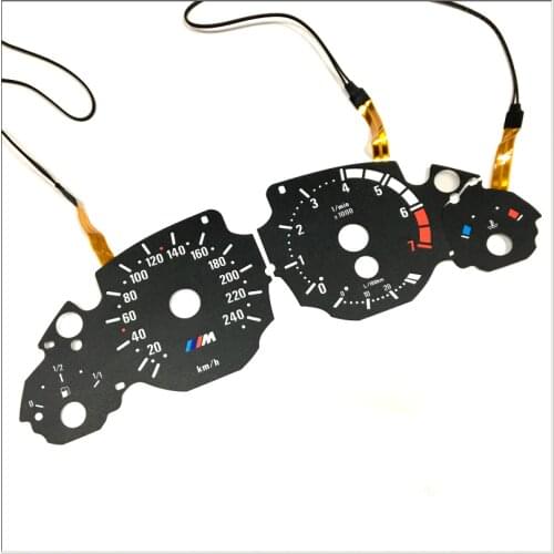 DASH EL Glow Gauge Plasma Dial Reverse Orange Light for E39 E53 X5 7000 RPM Petrol