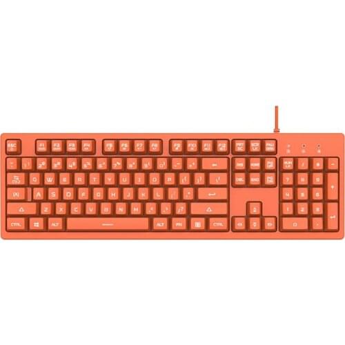 104 Key Pink Button Switch Office Growing Gaming Mechanical Keyboard for DKS100