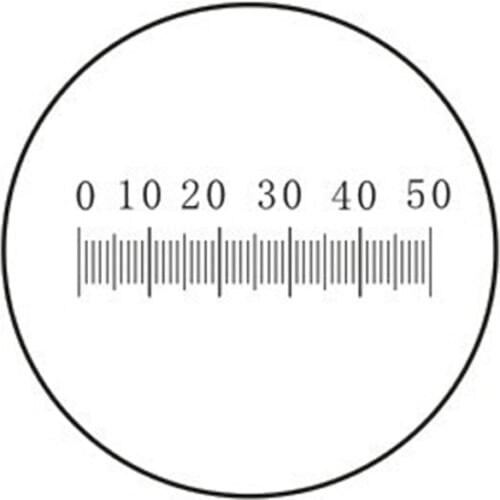 0.1MM Microscope Stage Eyepiece Objective Lens Micrometer Glass slide Reticle Scale Measuring Microscope Micrometer Calibration