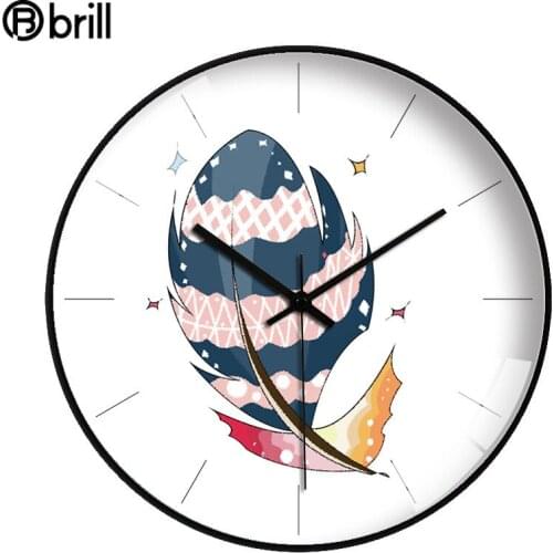 Nordic Creative Art Modern Wall Clock Kitchen Cartoon Silent Clocks Wall Home Decor Living Room Reloj Mural Decorativo Horloge