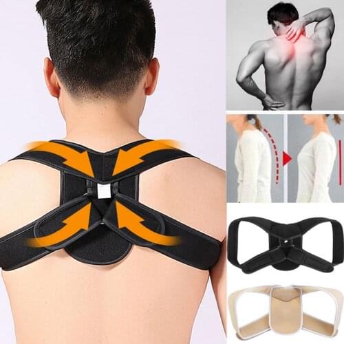 Braces Supports Belt Adjustable Back Posture Corrector Clavicle Spine Back Shoulder Lumbar Brace Support Belt Posture Correction