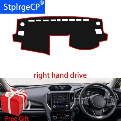 Car Dashboard Cover Mat for SUBARU Forester 2013 2014-2018 Right Hand Drive Dashmat Pad Dash Mat Covers Dashboard Accessories