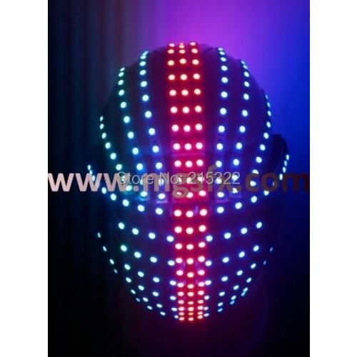 LED Helmet / LED ROBOT Helmet / Kryoman Helmet