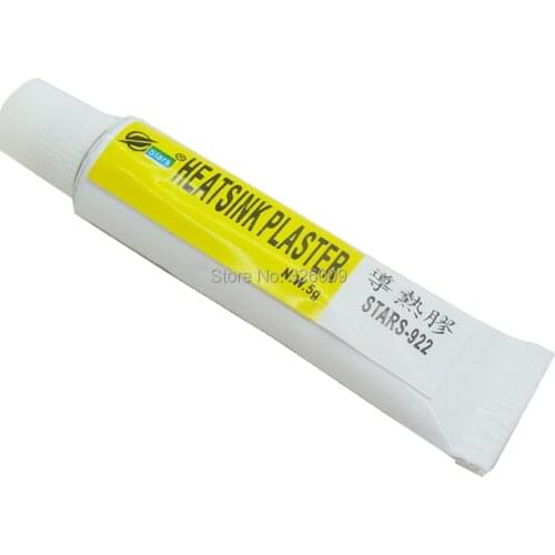 2pcs, stars 922 5g Conductive Heatsink Plaster Viscous Adhesive For Chip CPU GPU VGA RAM LED IC Cooler Radiator Cooling Compound