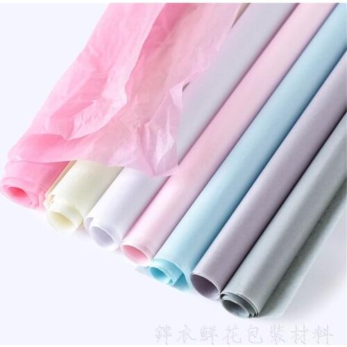 20pcs Snow Pear Paper Flower Packaging Paper Flower Bouquet Material Waterproof Lining Korean Floral Bouquet Wrapping Paper