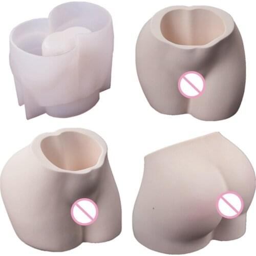 3D Body Art Model Pen Holder Epoxy Resin Mold Desktop Vase Silicone Mold DIY Crafts Home Decorations Ornaments Casting Tools