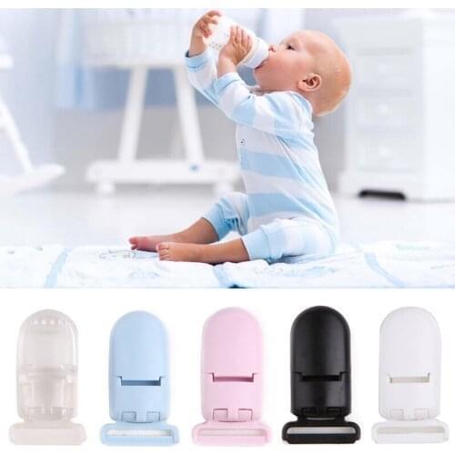 5Pcs Baby Girls Boys Pacifier Anti-lost Buckle Girls Plastic Pacifier Clips Anti-out Biter Teething Dents Dropshipping