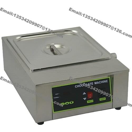 Free Shipping 8.5kg One Tank Commercial Use 110v 220v Electric Digital Chocolate Melter Machine
