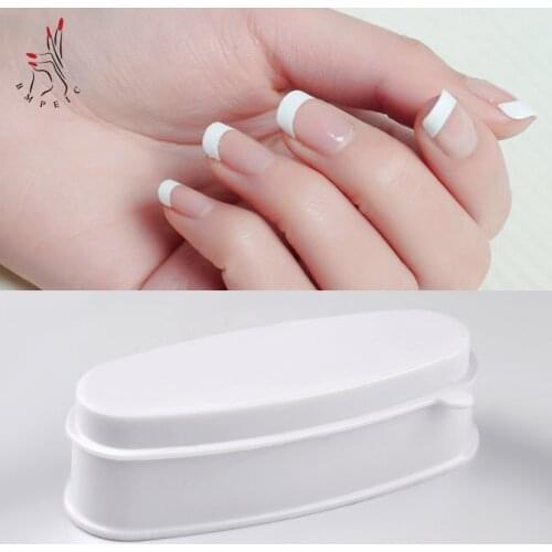 Nail Art Dipping Powder Tray Recycling System DIY Flash Dust Box Sequin Case Container 3D Manicure Accessory Tools French Style