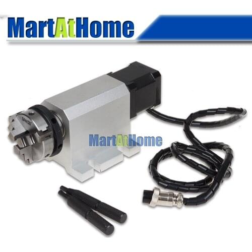 DIY CNC A Rotary Axis 4th Axis L-type for CNC Router, CNC Engraving Milling Machine #SM621 @SD