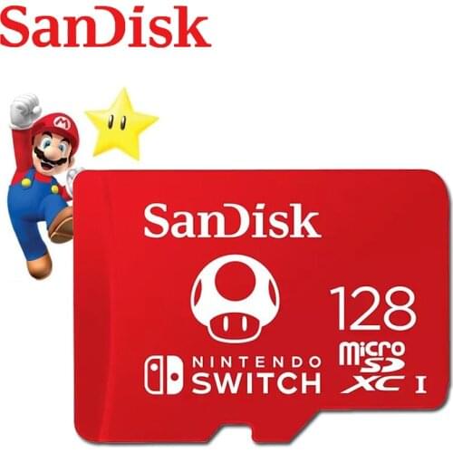 SanDisk Nintendo Switch memory card 128GB 256GB 64GB micro SD card New style for microsd TF card SDXC UHS-I with adapter
