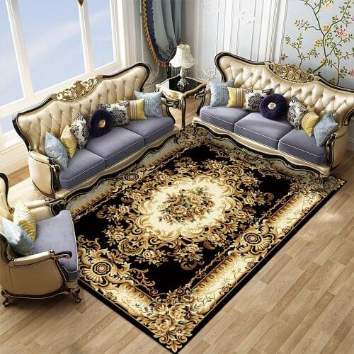 European 7 Styles Persian Art Area Rug for Living Room Non-slip Kitchen Carpet Bedroom Floor Mat Outdoor Parlor Mat Home Decor