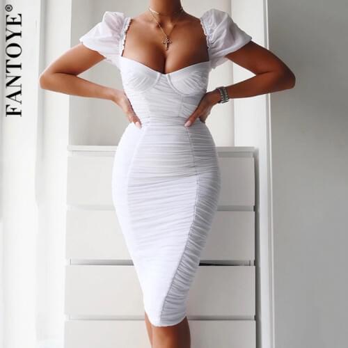 FANTOYE Short Sleeve Dresses
