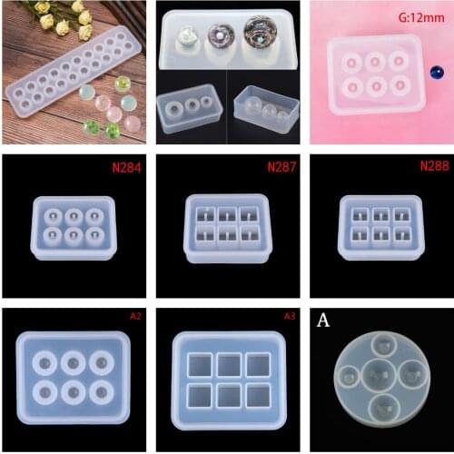 DIY Jewelry Making Universe Ball Shpe Epoxy UV Resin Molds Silicone Mold Mirror Craft For Jewelry Cake Decoration