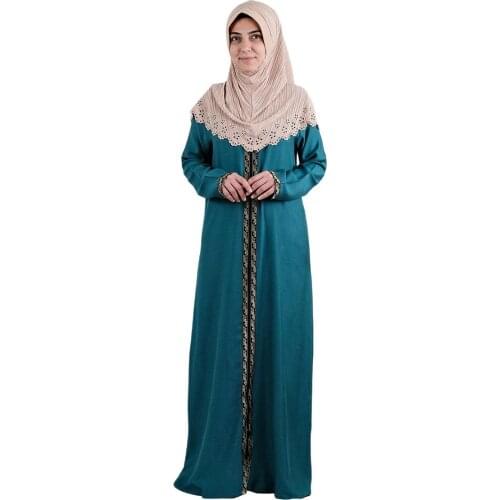Hijab abaya dress Dresses for women muslim sets muslim fashion hajj umrah wear White brown black green 100 viscon colors
