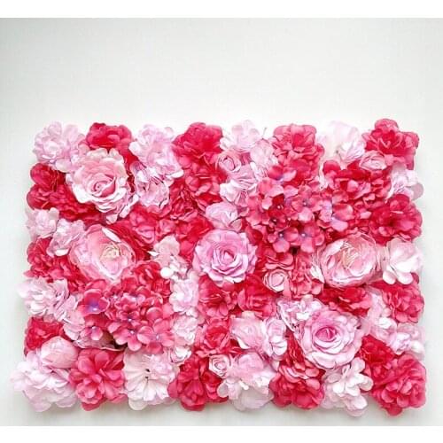 Artificial Flowers DIY Wedding Engagement Birthday Decoration Flower Wall Rose Flower Romantic Neon Light Party Backdrop Decor