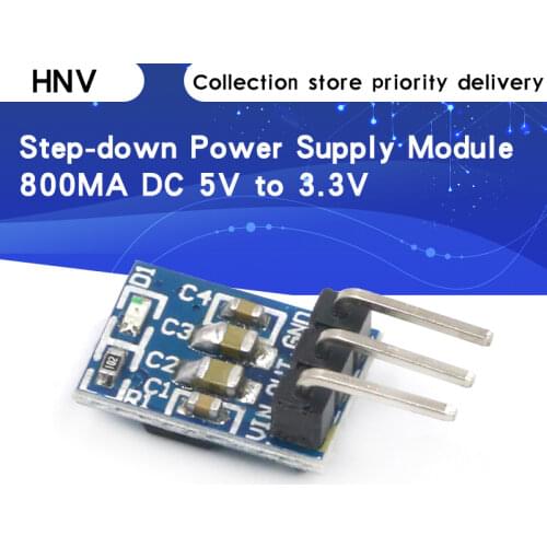 1PCS AMS1117-3.3 LDO 800MA DC 5V to 3.3V Step-Down Power Supply Module