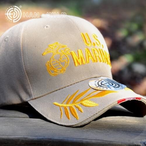 Mens Tactic Hat Marine Corps Baseball Hat Outdoors Peaked Cap Korean Baseball Service Cap Army u.s. Marine Corp soldier hat