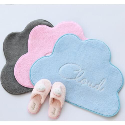 New 1pc 50*67cm Nordic Style Cloud Cotton Plush Mat Childrens Carpet Mat Game Pad Crawling Mat Room Decoration Carpet Cushion