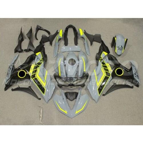 New ABS Motorcycle Fairing Kit Fit For Yamaha YZF-R3 YZF-R25 2015 2016 2017 2018 15 16 17 18 Custom Gray Yellow