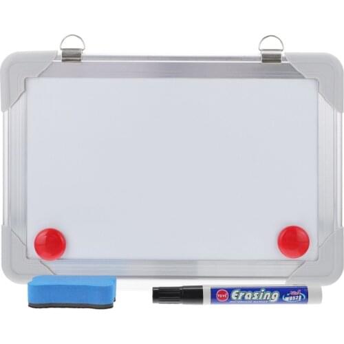 Erasable Office Magnetic Message Board Teaching Magnet Whiteboard (White)