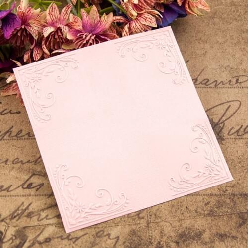 Plastic Embossing Folder Template DIY Scrapbook Photo Album Card Making Decoration Crafts Lacework E7CB