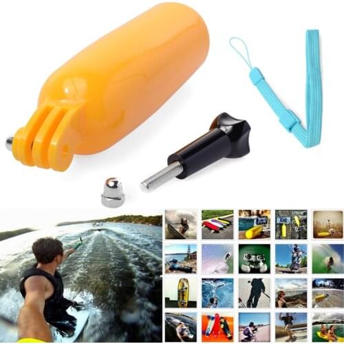 Float Bobber Grip Waterproof Buoyancy Go pro Accessories Floating Floaty Handheld Stick tripod For GoPro Hero 7 6 5 4 for Yi 4K