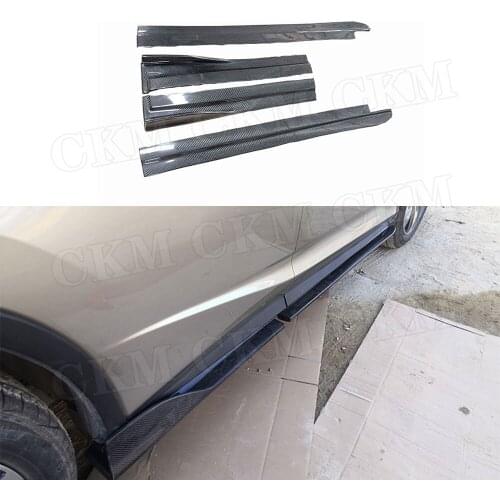 Carbon Fiber / FRP Side Skirts Aprons For Lexus RX300 RX450H 2016-2020 Bumper Guard Car Styling