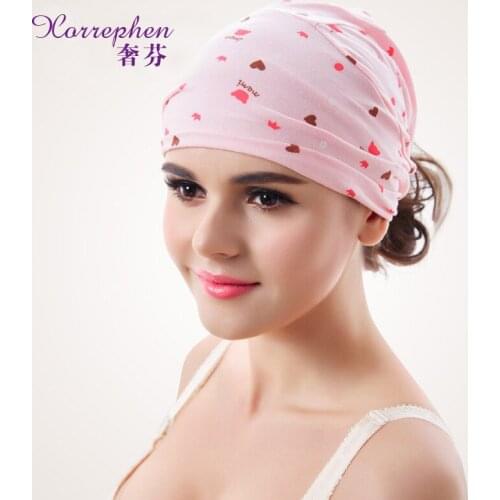 Spring and autumn pregnant women hat cotton head wind maternal child hat maternal postpartum month head scarf