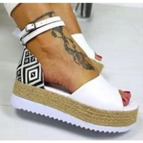 Wedges Shoes For Women High Heels Sandals Summer Shoes 2021 Flip Flop Chaussures Femme Platform Sandals Plus Size 35-43 NVLX14