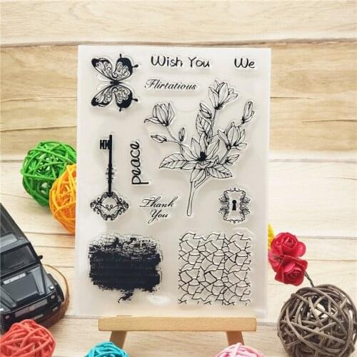 11x16CM Easter elf transparent seal clear stamps silicone seal roller stamps DIY scrapbook album / card production